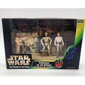 Star Wars Power of The Force Purchase of The Droids Action Figure Set Vtg 1997